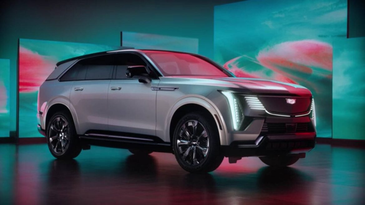 Cadillac a dezvăluit astăzi primul său Escalade complet electric… Cadillac Escalade IQ 2025.