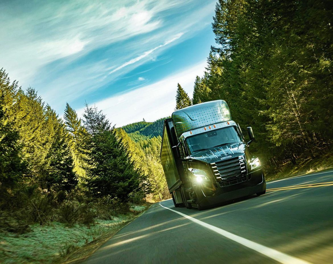 Freightliner eCascadia cu propulsie electrică  dezvoltat de Torc Robotics