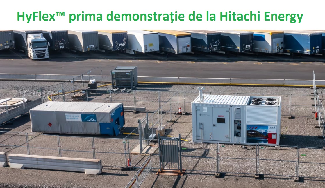 Proiectul pilot de generator alimentat cu hidrogen HyFlex™ prima demonstrație de la Hitachi Energy