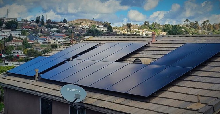 home made solar panel system green home