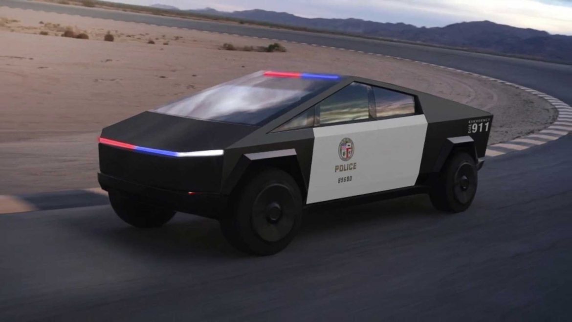 UP.FIT dezvăluie primul Tesla Cybertruck de patrulare pregătit pentru flotele de poliție