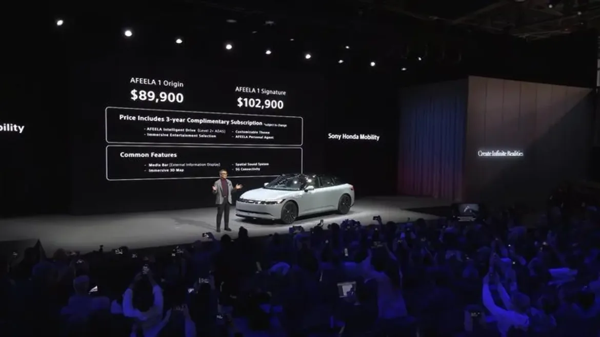 Sony Honda Mobility lansează Afeela 1 EV la CES 2025