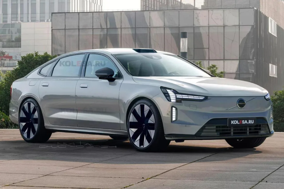 Volvo ES90 – Noul Sedan Electric cu Tehnologie 800V și Putere Computațională Avansată