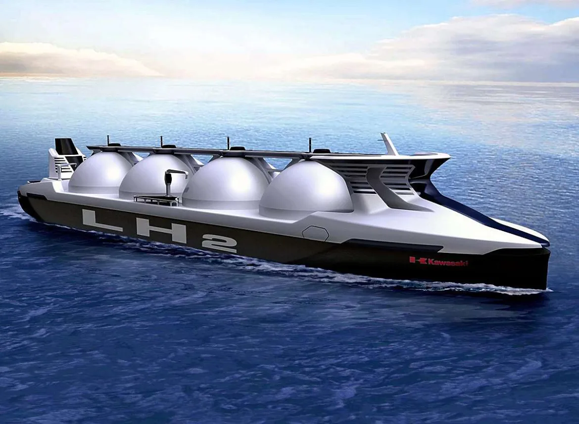 Kawasaki Heavy Industries și alți doi mari constructori navali japonezi vor colabora pentru a produce în masă nave purtătoare de hidrogen lichefiat